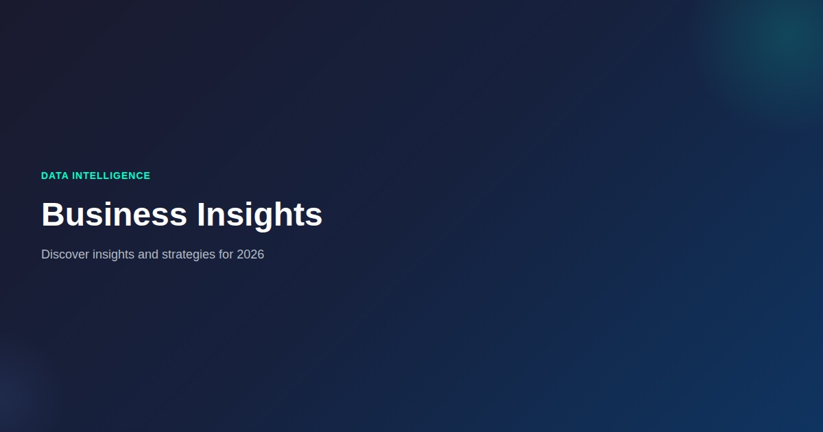 Ai Powered Business Insights: What You Need to Know (2026)