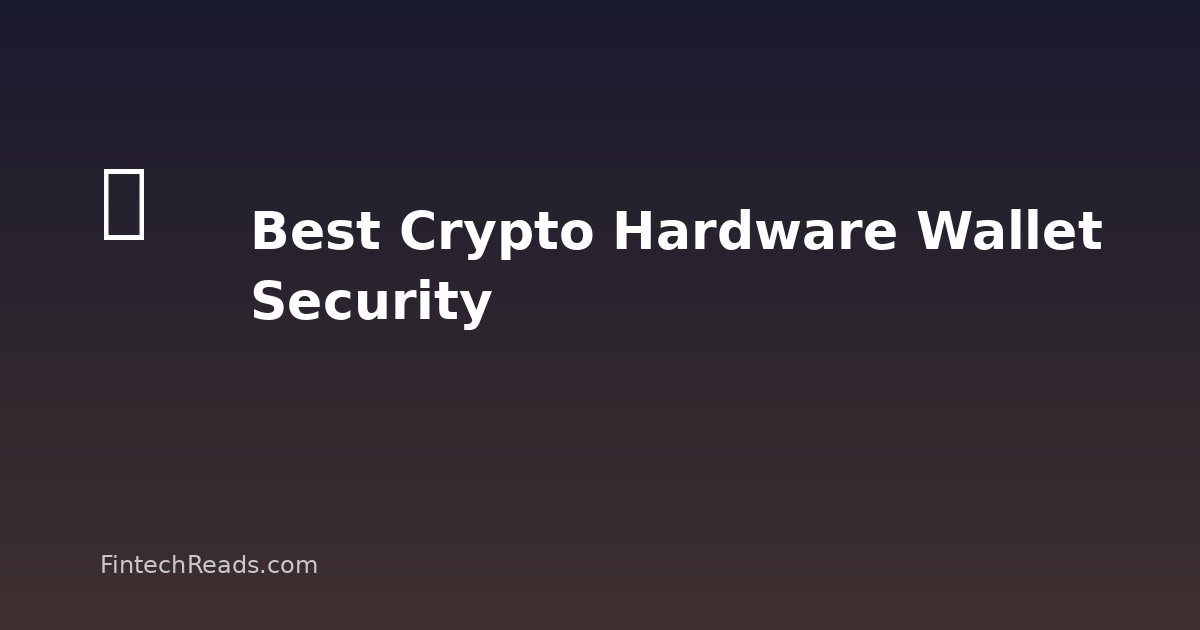 Best Crypto Hardware Wallets for Self-Custody Security