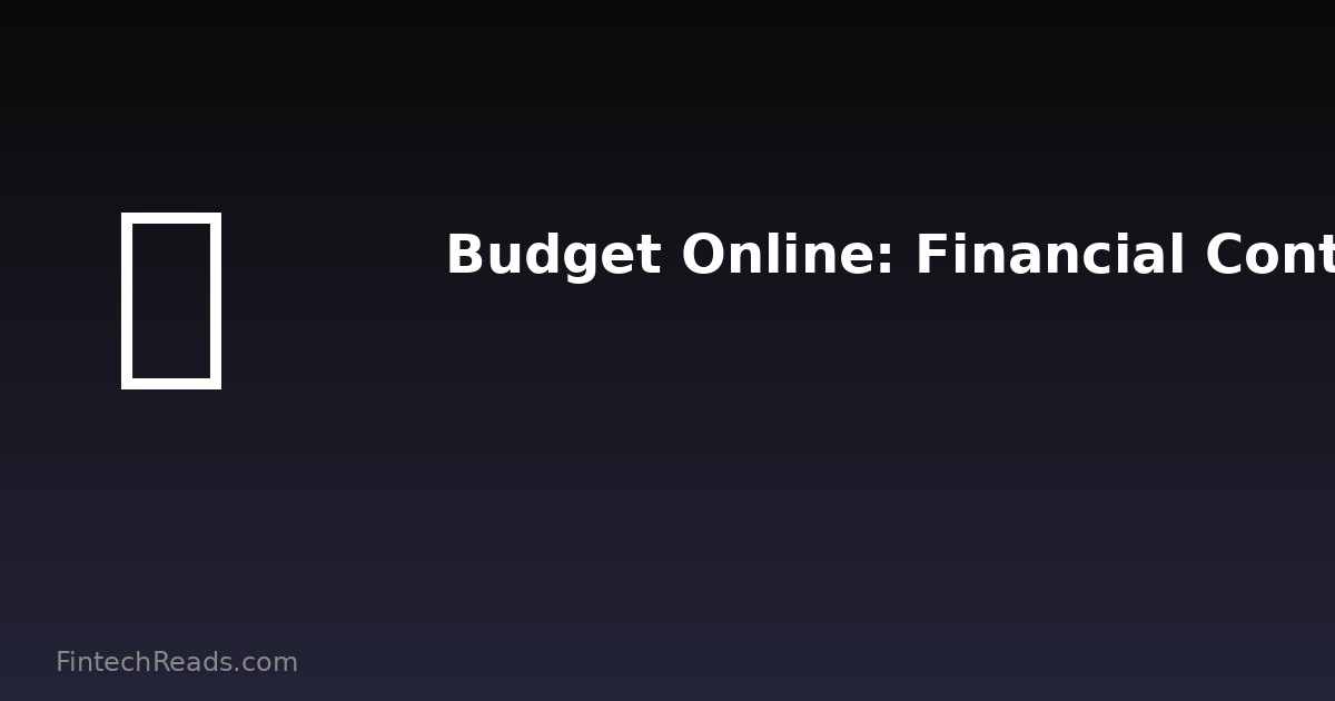 Budget Online: How Digital Tools Are Revolutionizing Personal Finance (2026)
