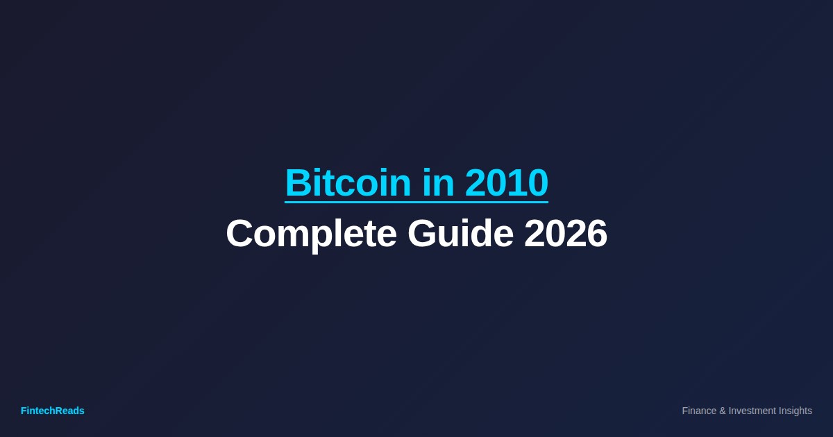 Price of Bitcoin in 2010: Historical Context and Lessons