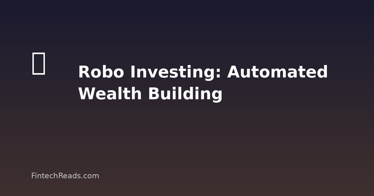 Robo Investing: Automated Wealth Building for Everyone
