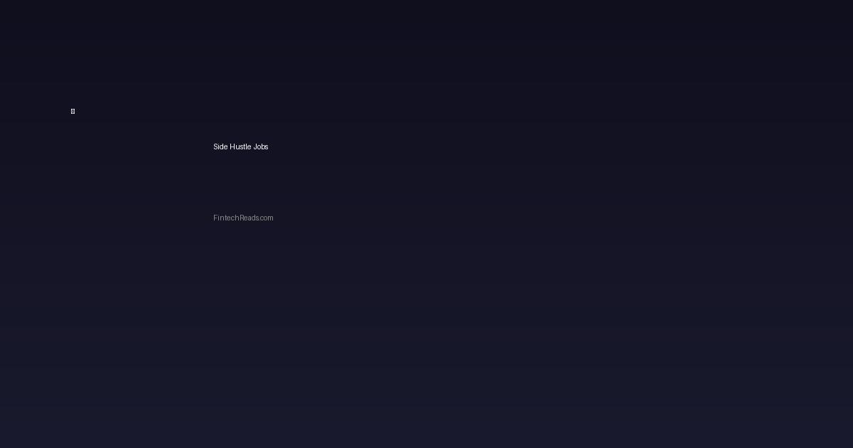 Side Hustle Jobs From Home: 7 Realistic Income Strategies